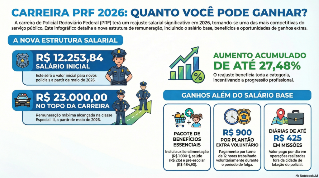 Salário PRF em 2026